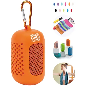 Versatile Cooling Active Towel with Protective Case