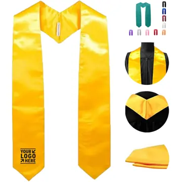 Elegant Graduation Satin Stole