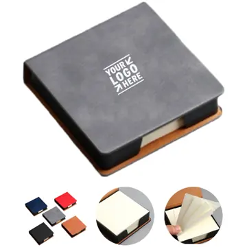 Premium Leather Sticky Note Dispenser