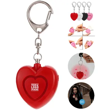 Compact Heart-Shaped Personal Safety Device