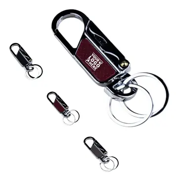 Versatile Dual-Ring Keychain Bottle Opener