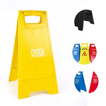 Portable Plastic Safety Warning Sign