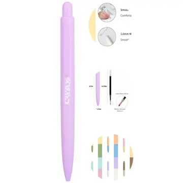 Compact Pastel Retractable Gel Pen