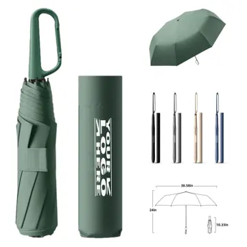Compact Auto-Fold Weather Shield Umbrella