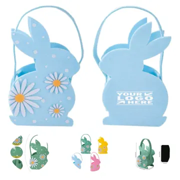 Easter Bunny Felt Basket