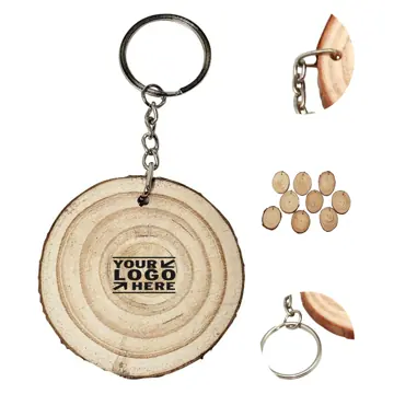 Eco-Friendly Wooden Keychain