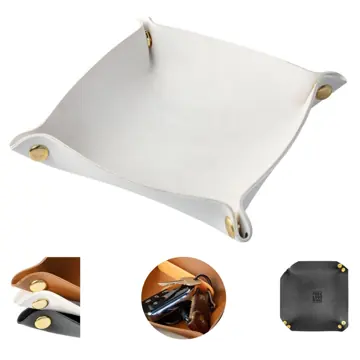 Elegant Leather Organizer Tray
