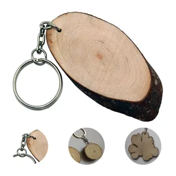 Eco-Friendly Wooden Keychain
