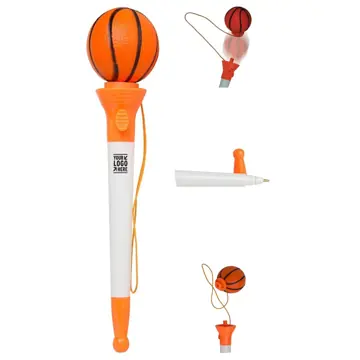 Basketball Click-Top Pen