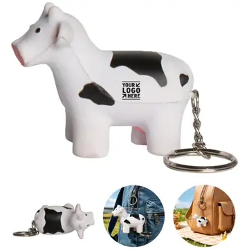 Bovine Stress Relief Keychain