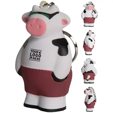 Relaxing Bovine Squish Keychain