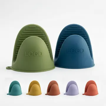 Silicone Heat-Resistant Oven Mitts & Pot Holders Set